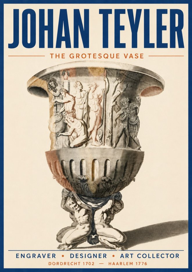 Johan Teyler The Grotesque Vase No6 - Póster