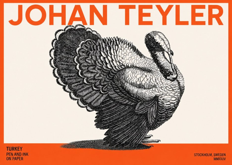 Johan Teyler Turkey No3 - Póster