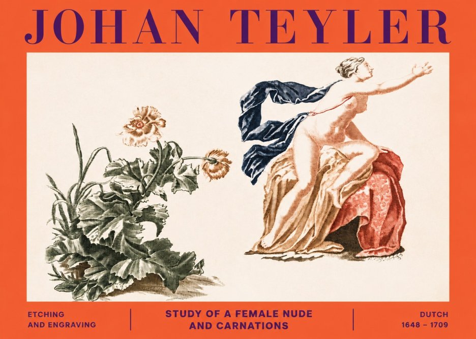 Johan Teyler A Study of Nature and Form No6 - Póster