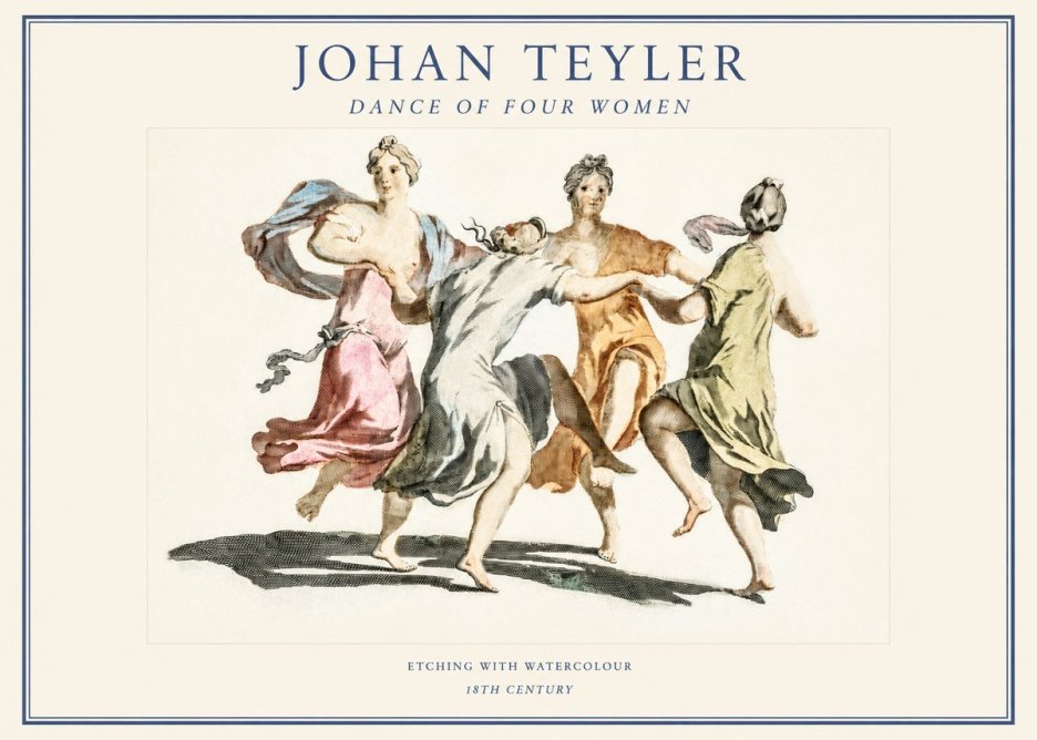 Johan Teyler Dance of Four Women No1 - Póster