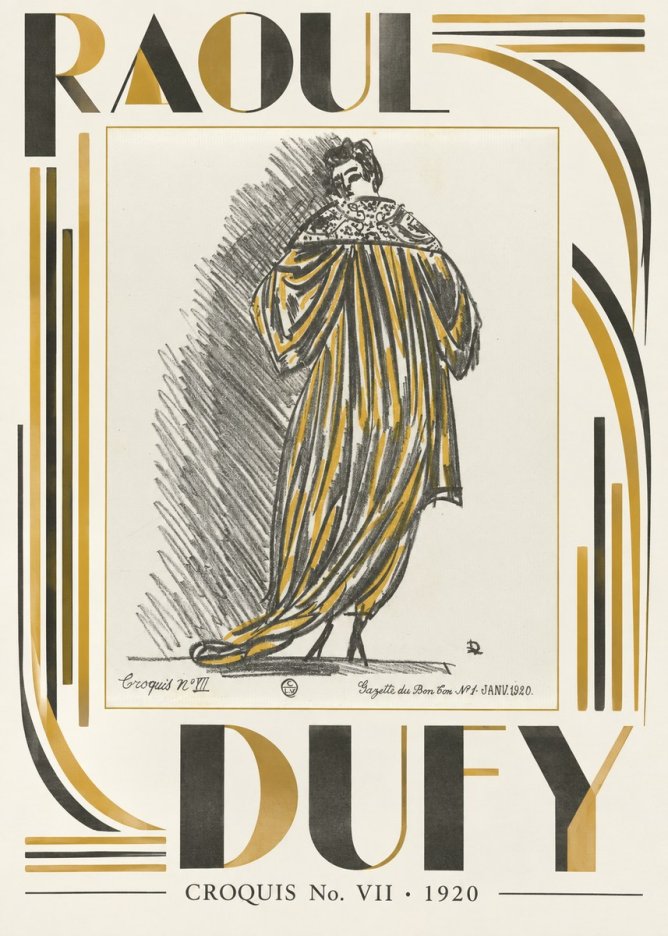 Raoul Dufy Croquis No. Vii No3 - Póster