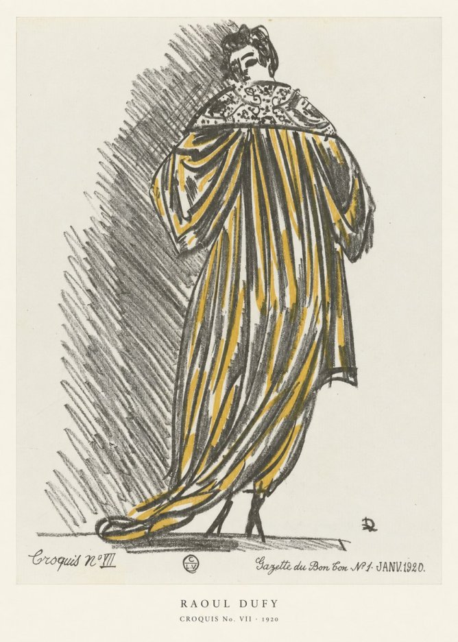 Raoul Dufy Croquis No. Vii No5 - Póster