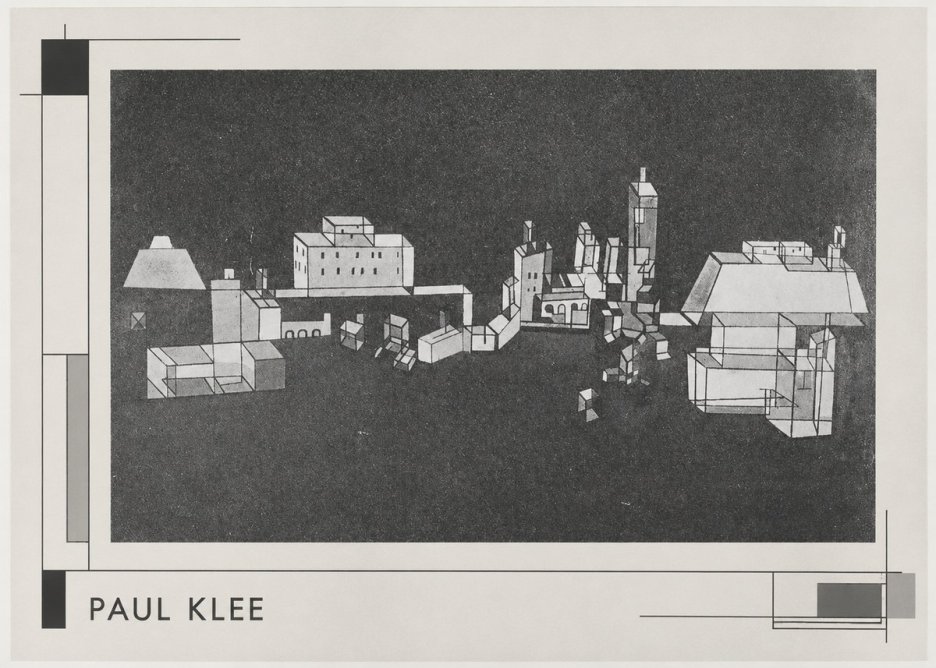 Paul Klee Architectural Forms No3 - Póster