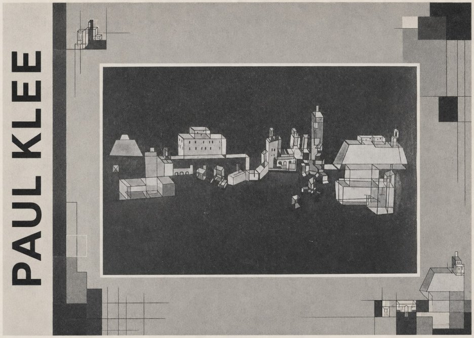 Paul Klee Architectural Forms No4 - Póster