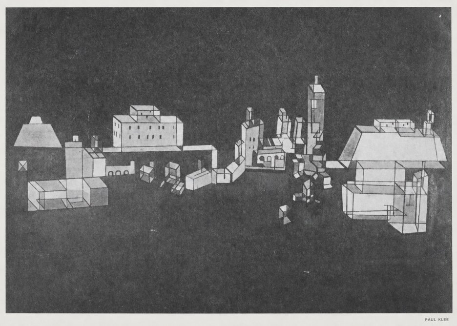 Paul Klee Architectural Forms No6 - Póster