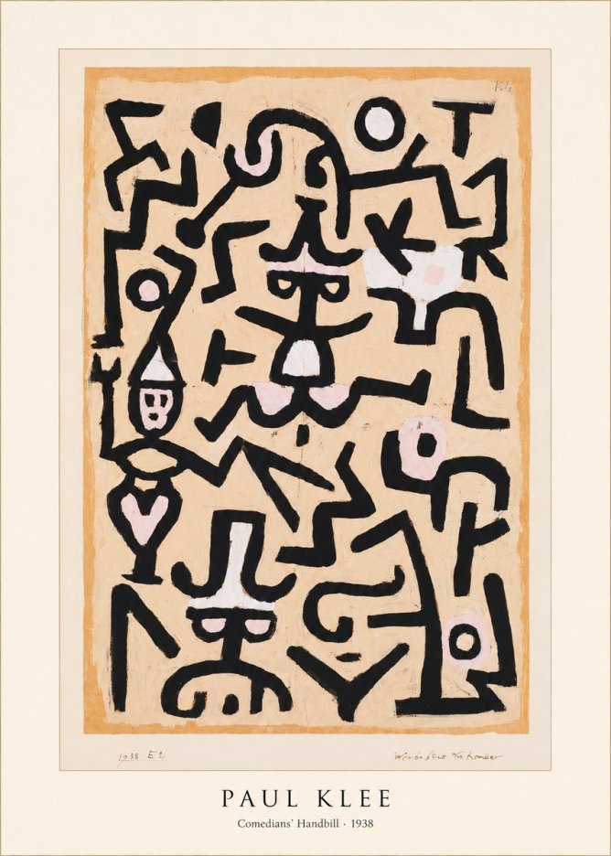 Paul Klee Comedians' Handbill No5 - Póster