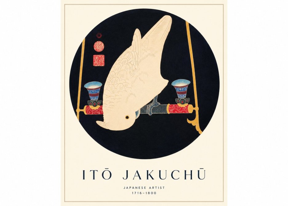 Itō Jakuchū White Cockatoo No1 - Póster