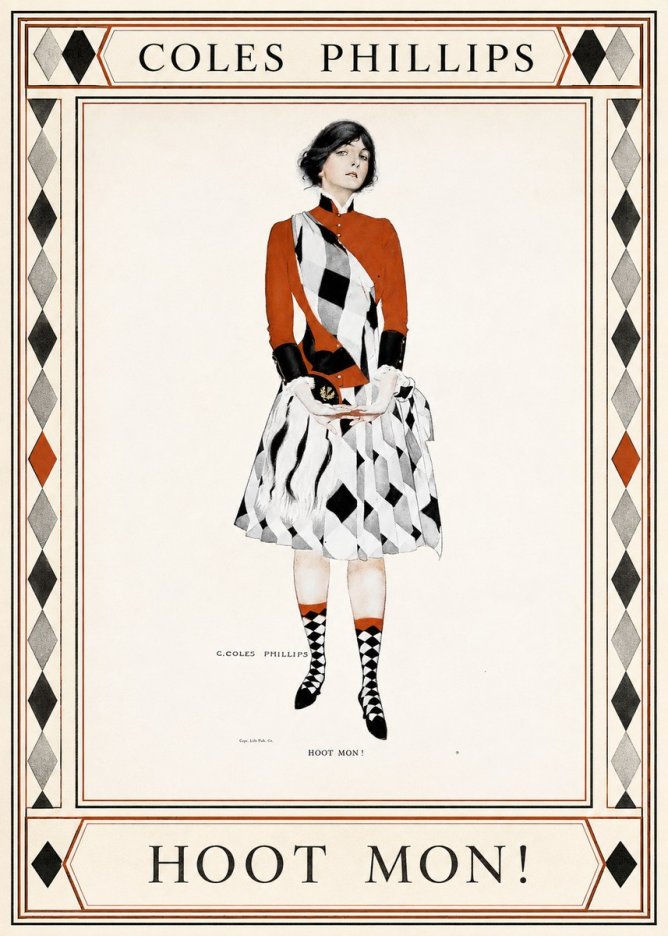 Coles Phillips Hoot Mon! No1 - Póster