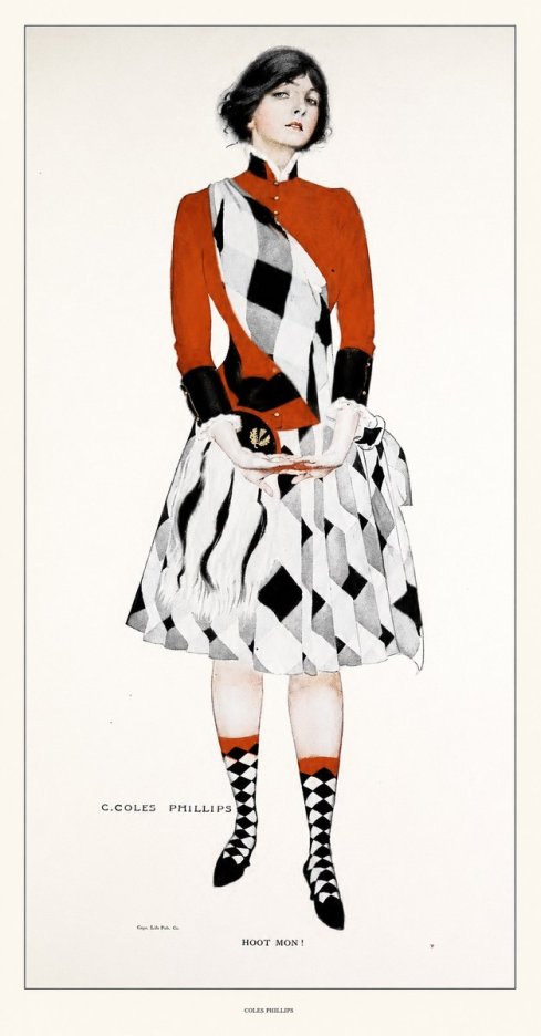 Coles Phillips Hoot Mon! No4 - Póster