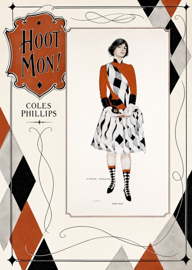Coles Phillips Hoot Mon! No6 - Póster