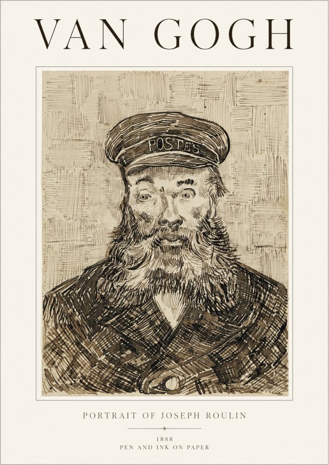 Van Gogh Portrait of Joseph Roulin I No1 - Póster