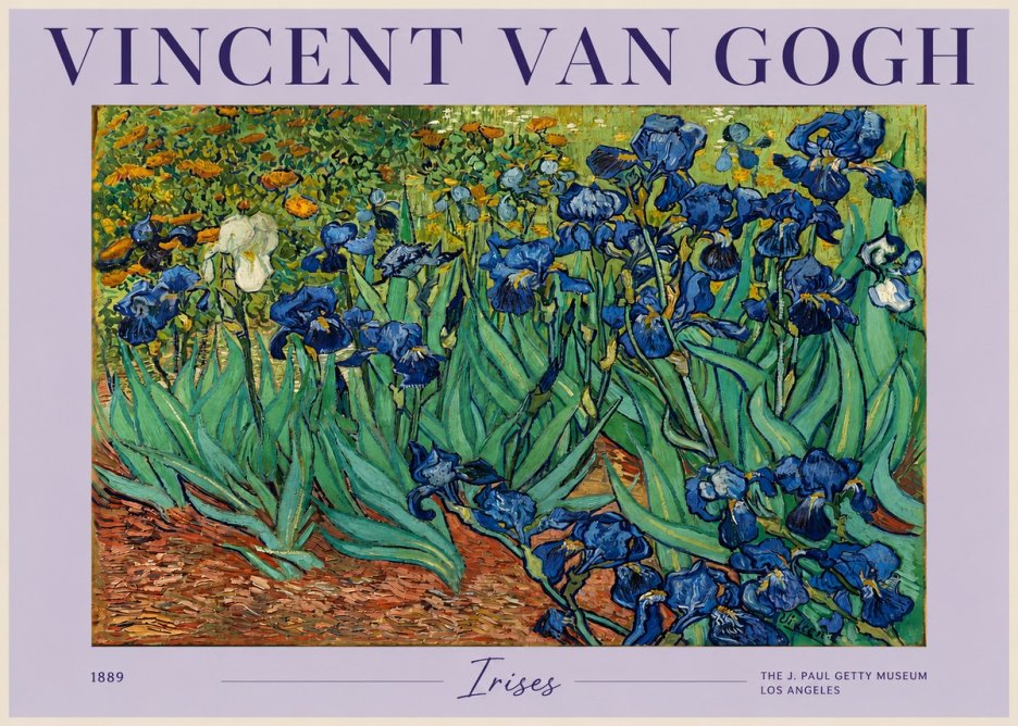 Van Gogh Irises I No2 - Póster