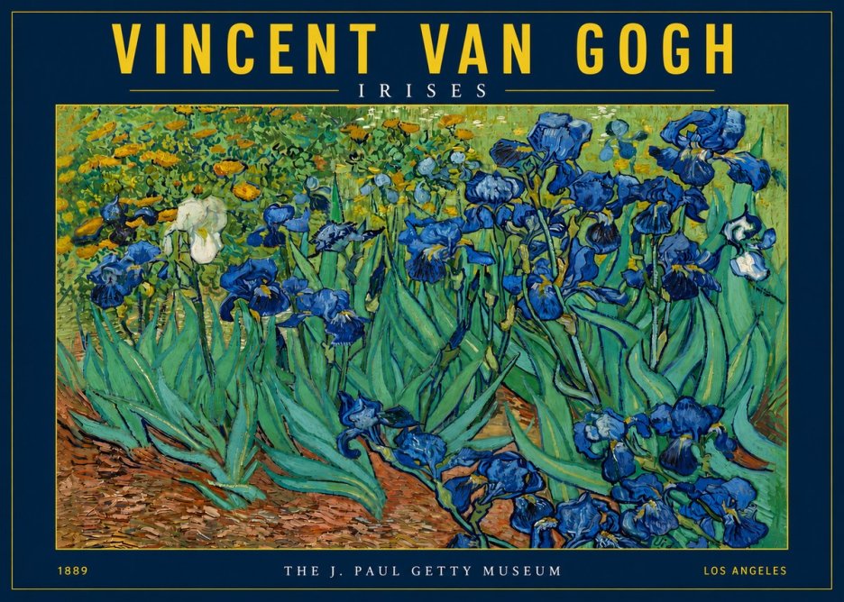 Van Gogh Irises I No4 - Póster