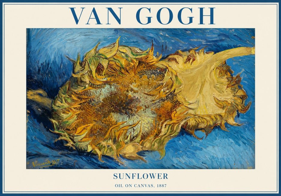 Van Gogh Sunflower No1 - Póster