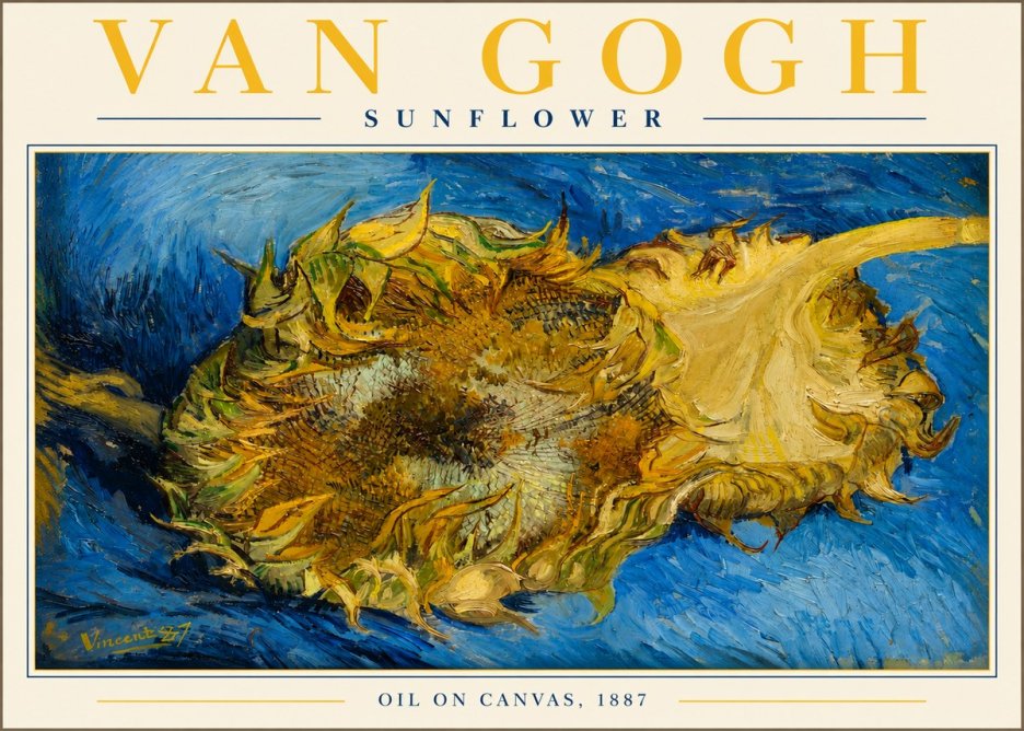 Van Gogh Sunflower No2 - Póster