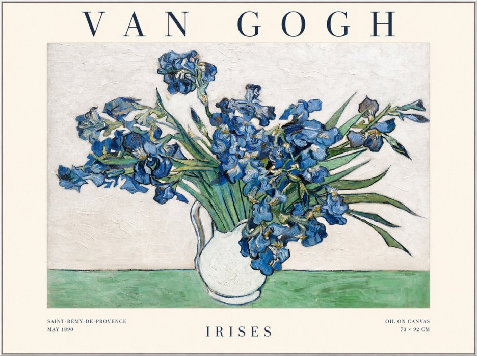 Van Gogh Irises II No1 - Póster