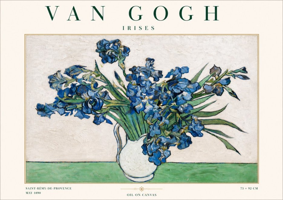 Van Gogh Irises II No3 - Póster