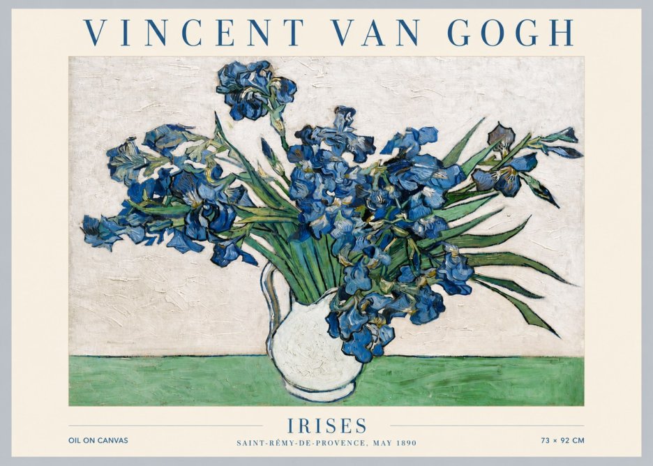 Van Gogh Irises II No5 - Póster