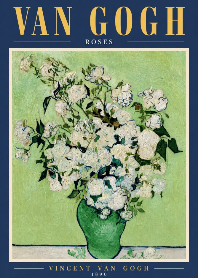 Van Gogh Roses I No5 - Póster