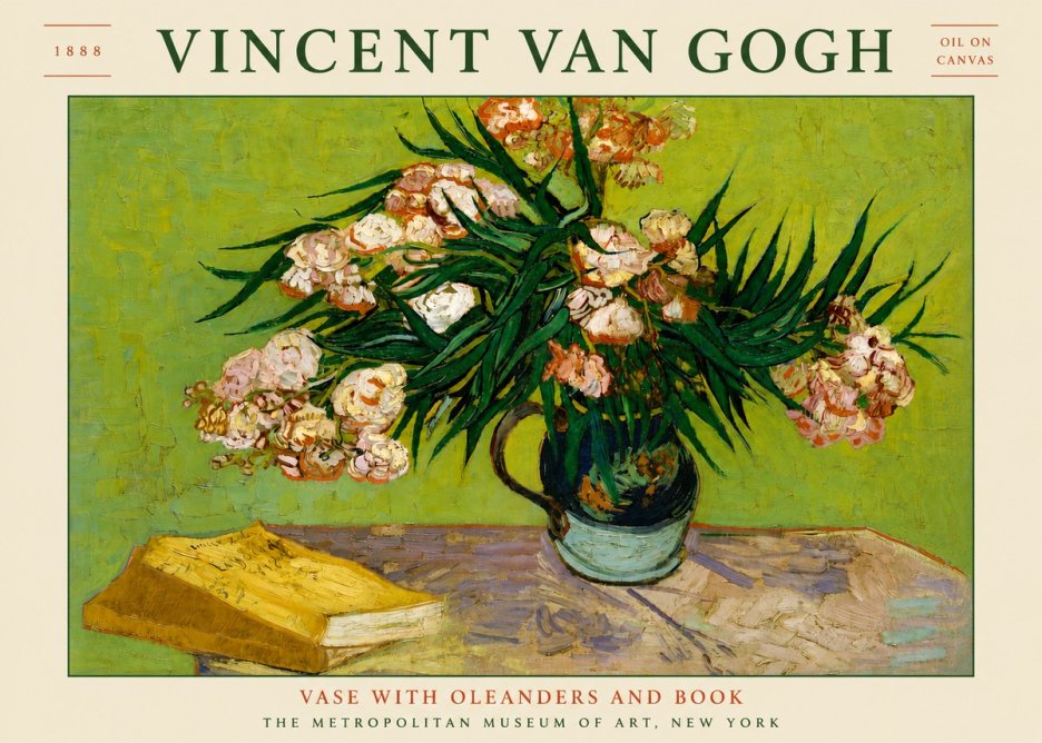 Van Gogh Oleanders No5 - Póster