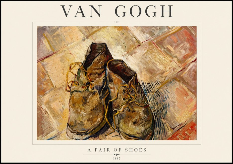 Van Gogh A Pair of Shoes No1 - Póster