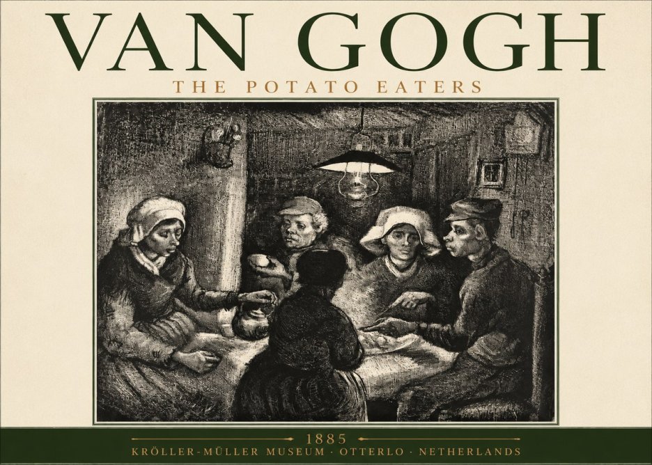 Van Gogh The Potato Eaters I No2 - Póster