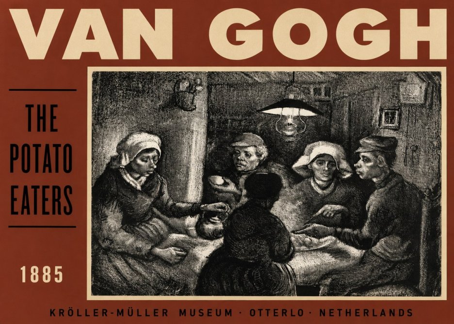 Van Gogh The Potato Eaters I No3 - Póster