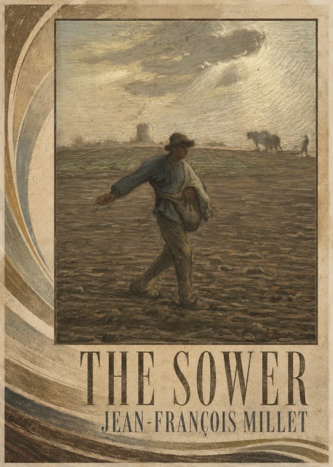 Jean-François Millet The Sower I No2 - Póster