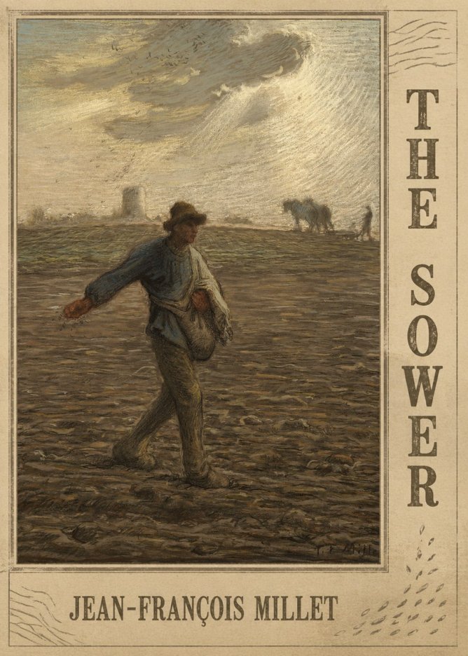 Jean-François Millet The Sower I No3 - Póster