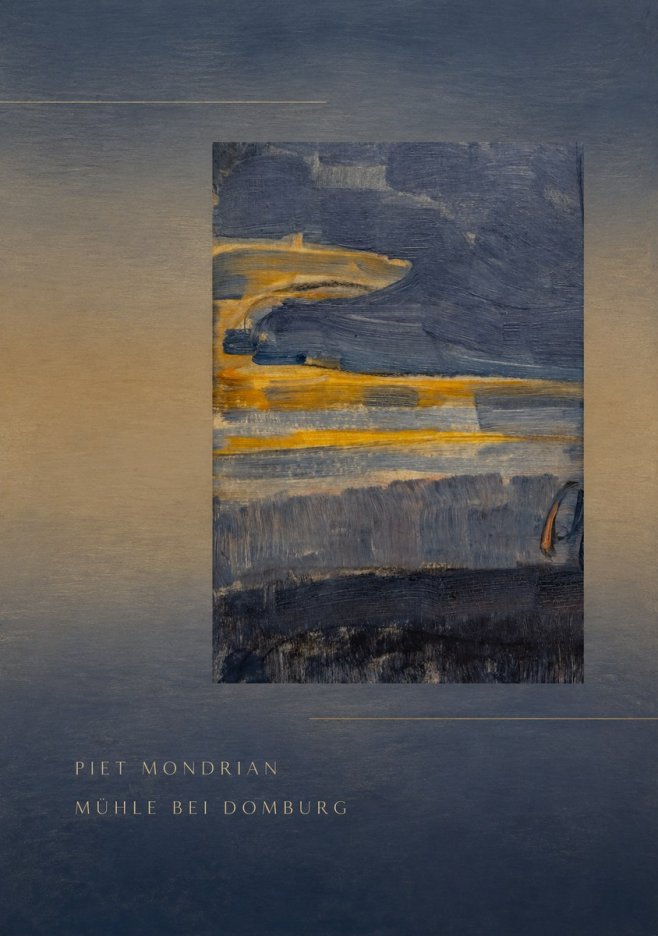 Piet Mondrian Mühle Bei Domburg No6 - Póster