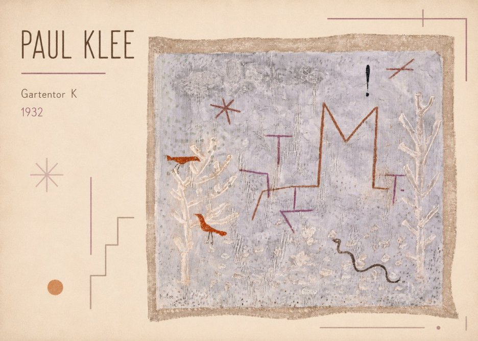 Paul Klee Gartentor K No1 - Póster