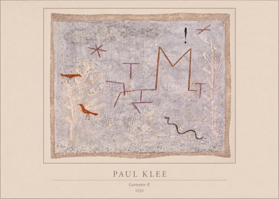 Paul Klee Gartentor K No2 - Póster