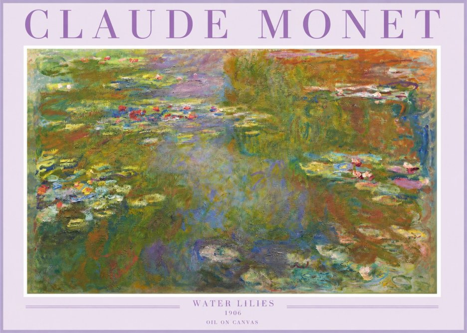 Monet Water Lilies III No2 - Póster