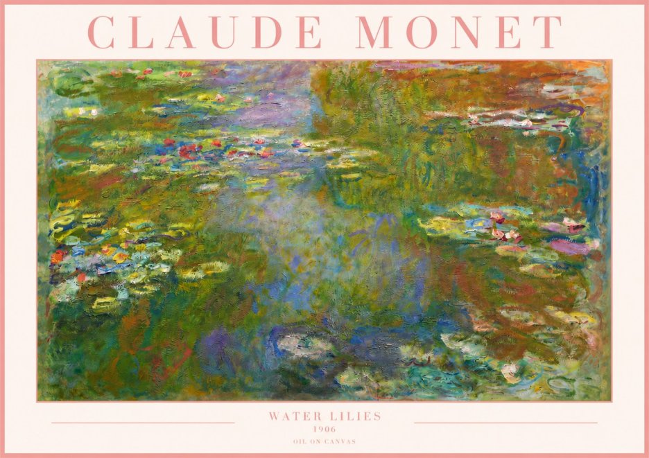 Monet Water Lilies III No3 - Póster