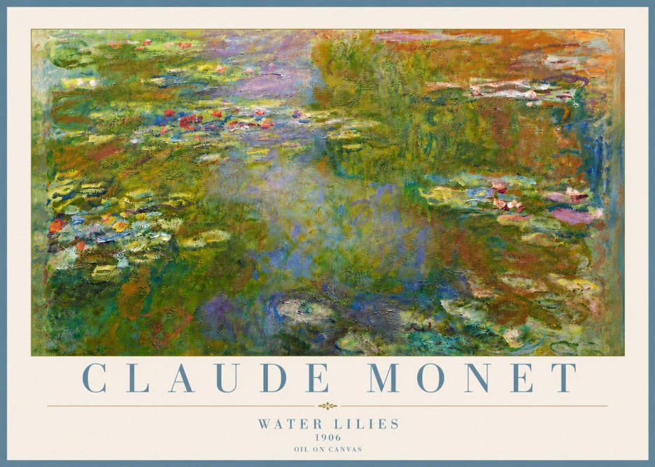 Monet Water Lilies III No5 - Póster