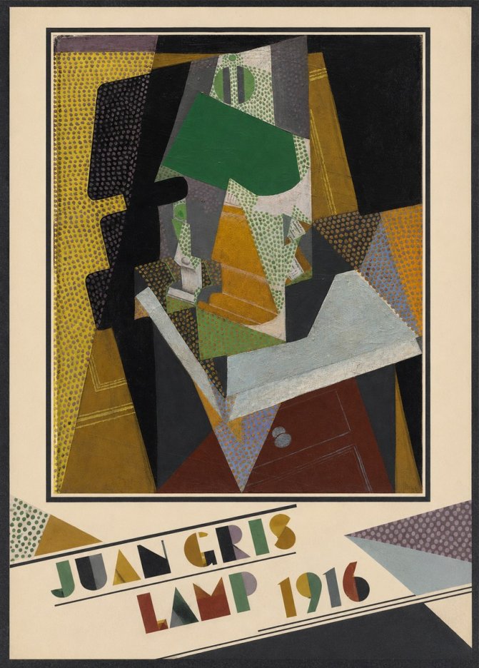 Juan Gris Lamp No3 - Póster