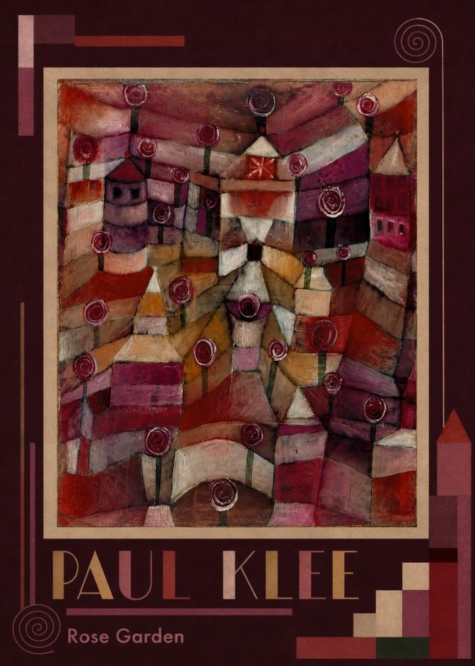 Paul Klee Rose Garden No5 - Póster