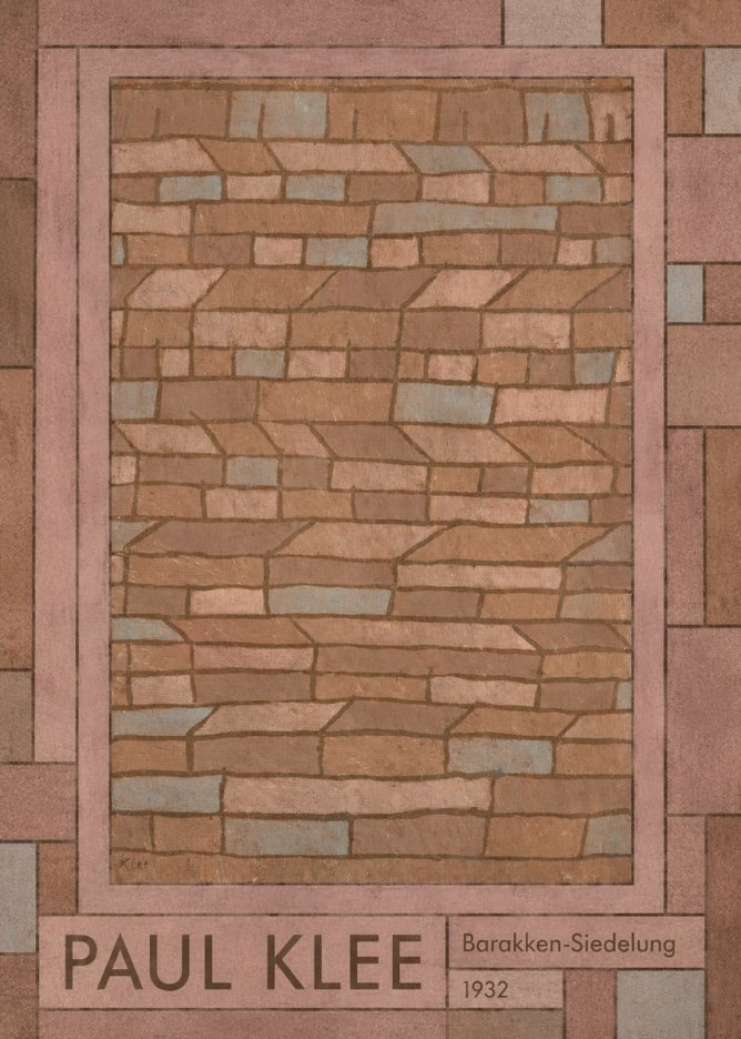Paul Klee Barakken-siedelung No1 - Póster