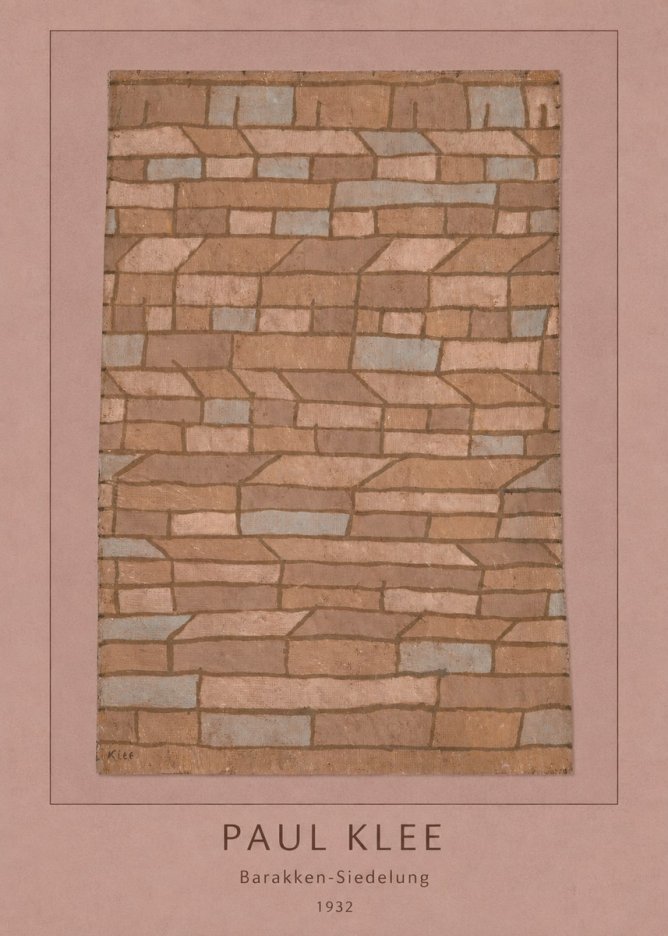 Paul Klee Barakken-siedelung No4 - Póster