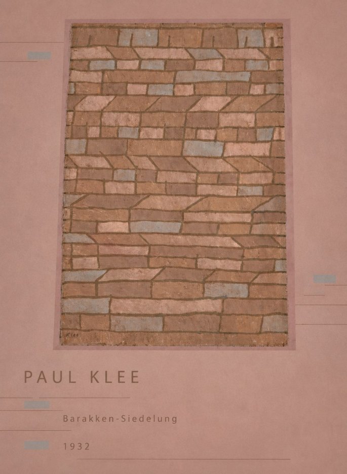 Paul Klee Barakken-siedelung No6 - Póster