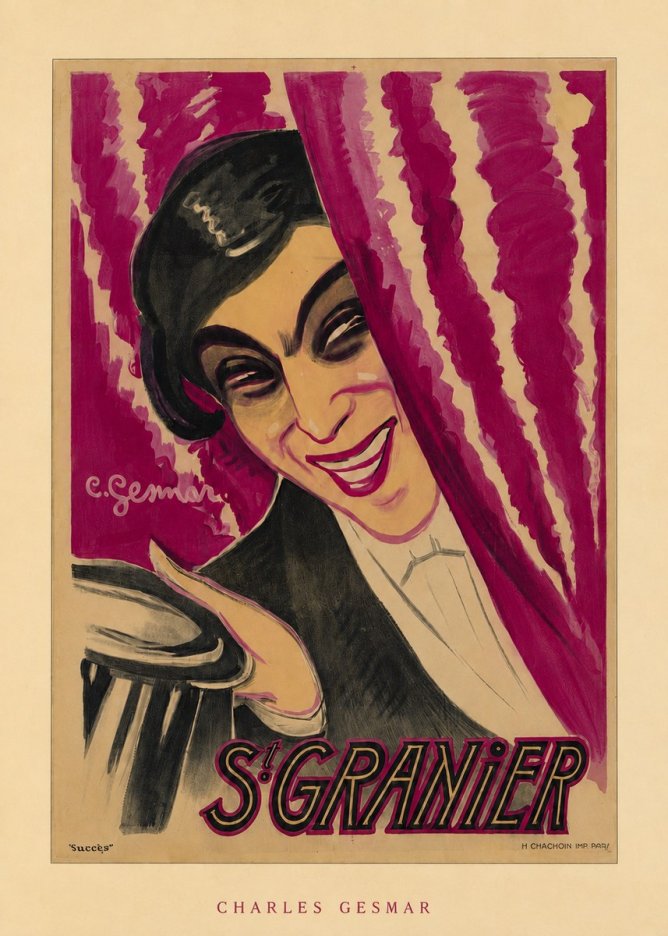Charles Gesmar S! Granier I No6 - Póster