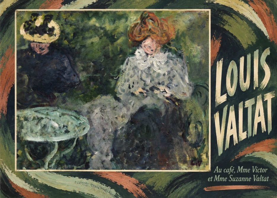 Louis Valtat Au Café, Mme Victor Et Mme Suzanne Valtat No3 - Póster