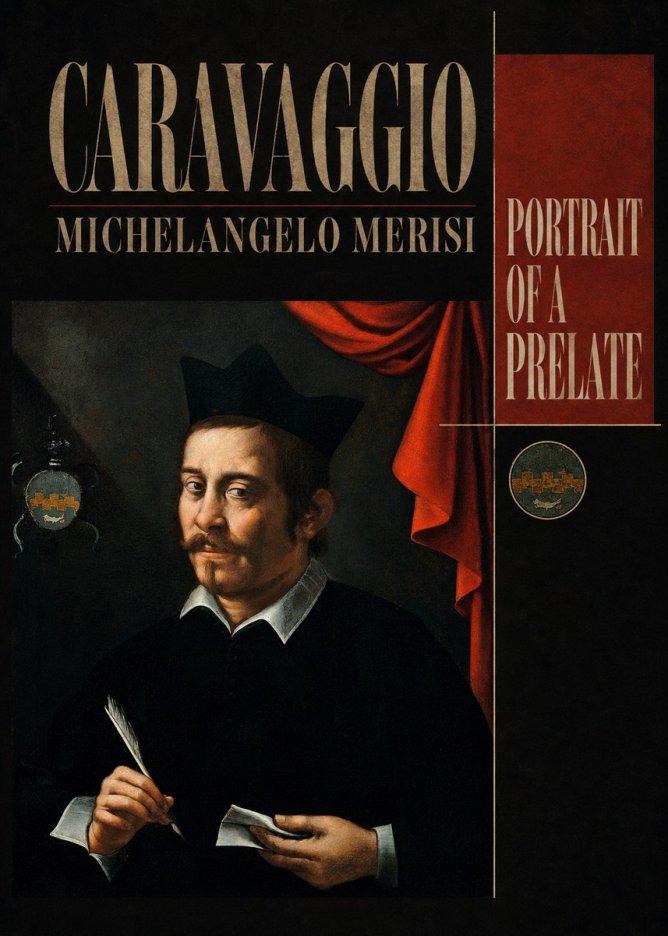 Michelangelo Merisi da Caravaggio Portrait of a Prelate No6 - Póster