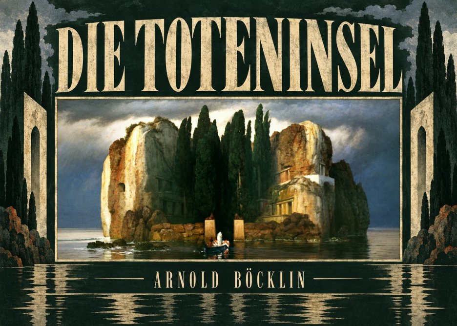 Arnold Böcklin Die Toteninsel II No5 - Póster