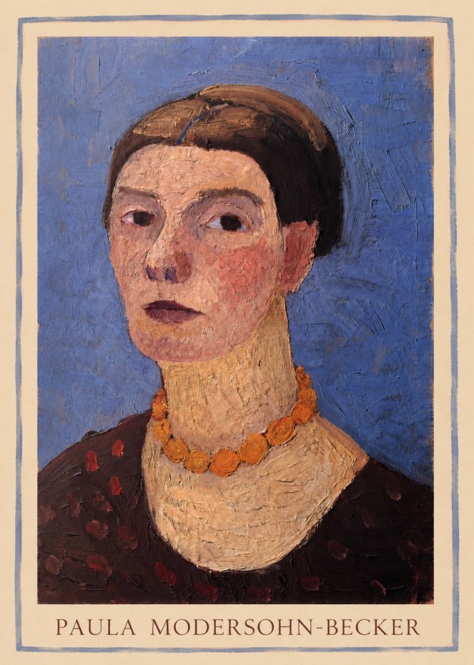 Paula Modersohn-Becker Self-portrait No1 - Póster