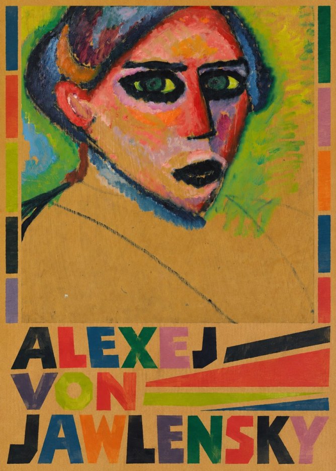 Alexej von Jawlensky Expressionist Head No4 - Póster