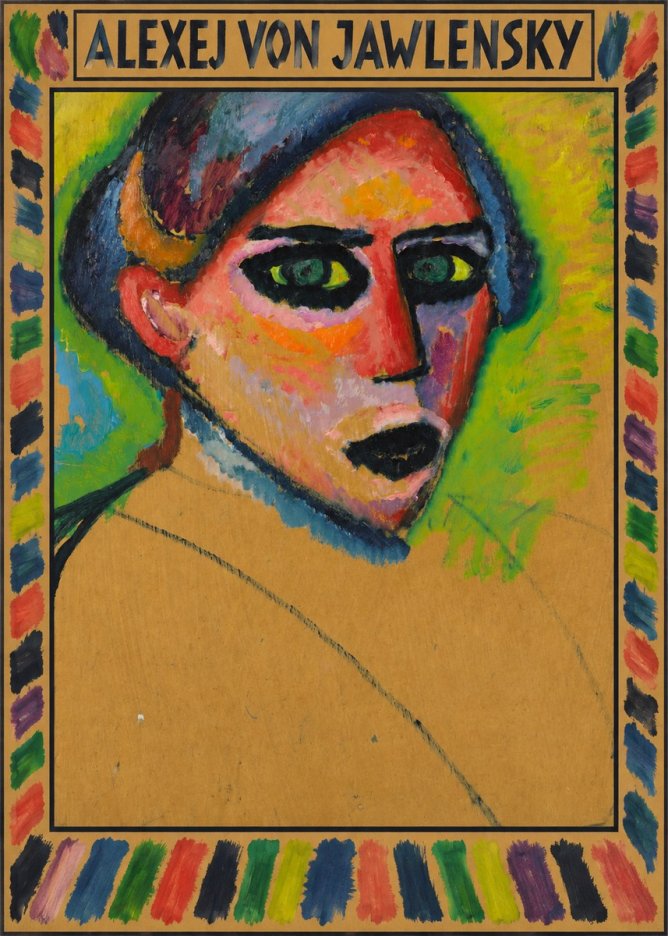 Alexej von Jawlensky Expressionist Head No5 - Póster