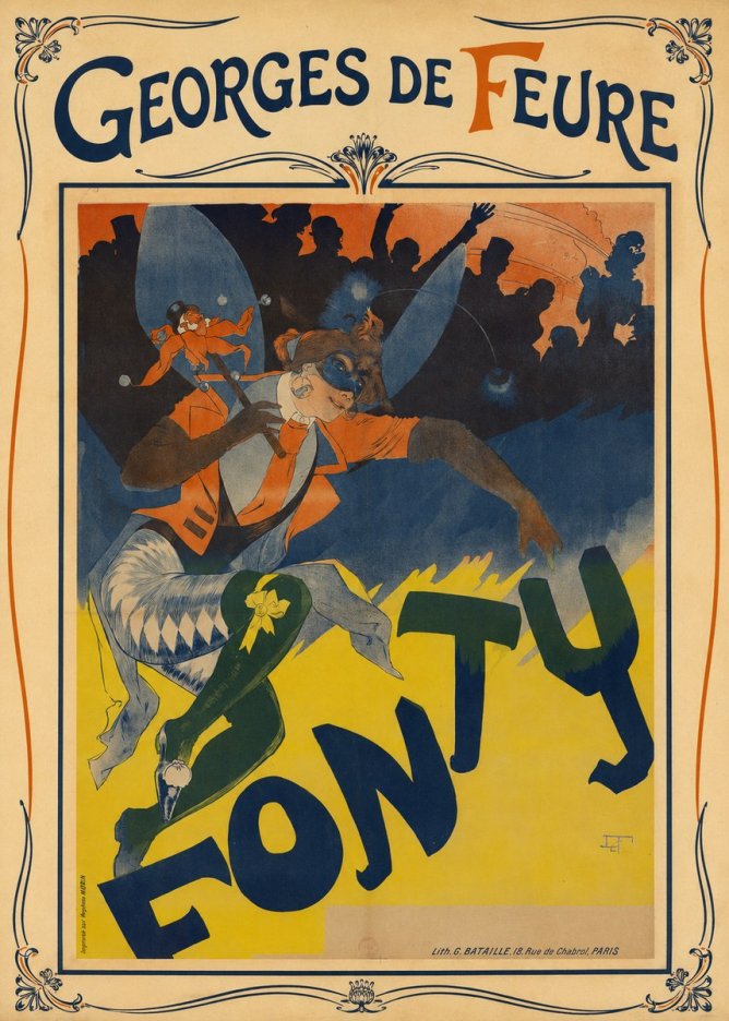 Georges de Feure Gonty No1 - Póster