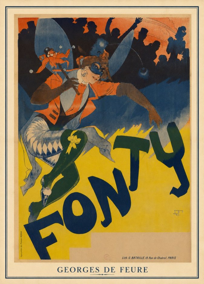 Georges de Feure Gonty No3 - Póster