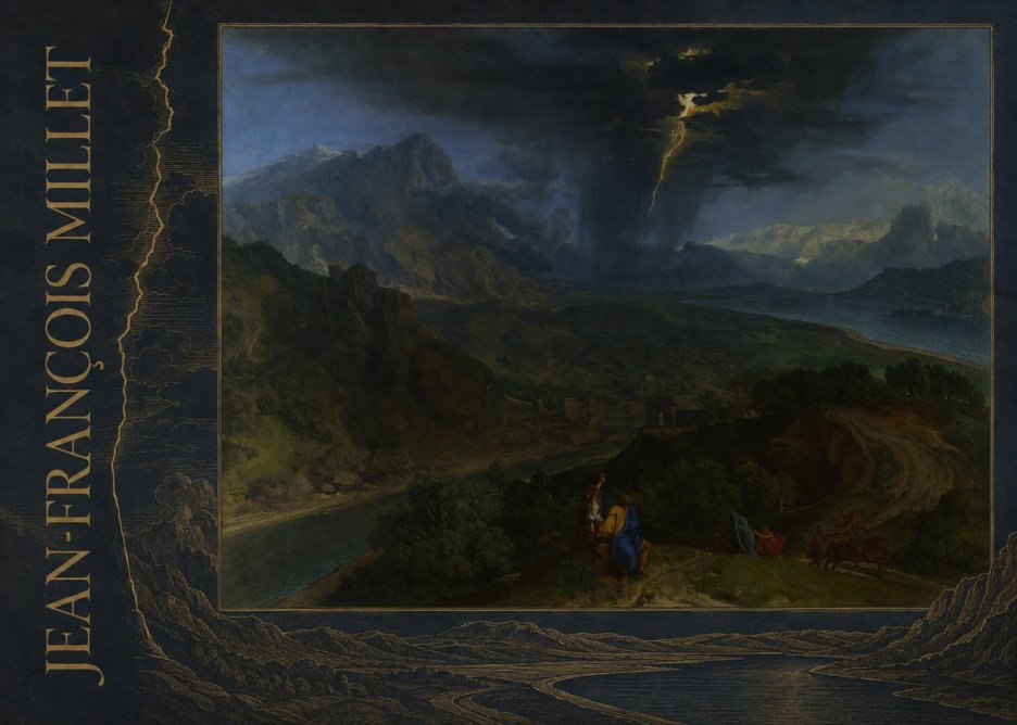 Jean-François Millet The Thunderbolt No4 - Póster